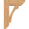 Ekena Millwork Legacy Slat Smooth Bracket w/ Offset Brace, Western Red Cedar, 7 1/2"W x 22"D x 30"H BKT0806X22X30LEC06SWR - alternate 2